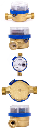 Wodomierz legalizowany Powogaz DN15 z.w.