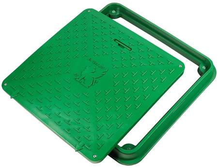 Właz PE kwadratowy 700 ZIELONY