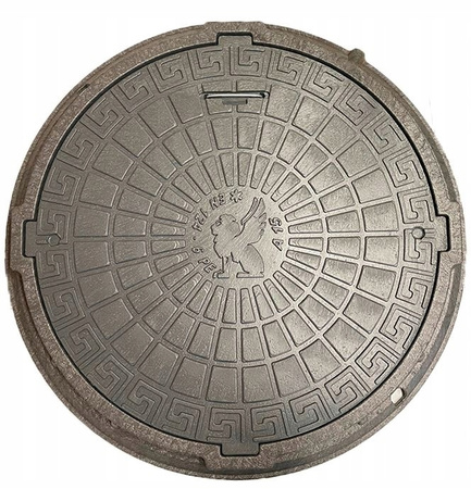 Właz polimerowy SZARY 60/78 + zamek