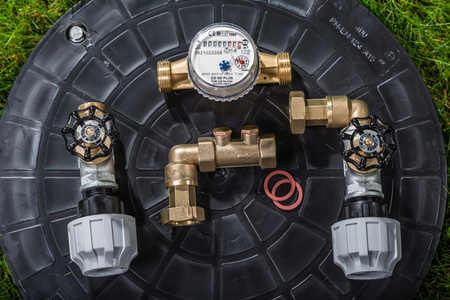 Przył wodomierzowe 3/4''+ konsola+wodomierz3/4