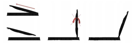 Właz okrągły czarny 600 kl. A15 H80 zamek zawias