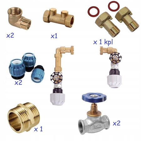 Przył wodomierzowe 3/4''+ konsola+wodomierz3/4