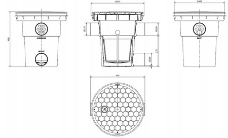 Nadbudowa D400 H200 Tycner