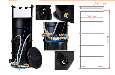 STUDNIA SZCZELNA 160/500
