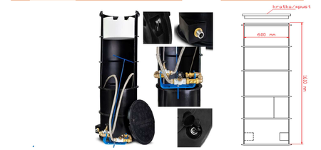 Studzienka Szczelna DN 600 H1600