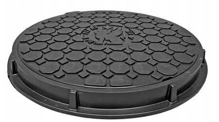 Właz CZARNY BABYLON 50/62 Zamek