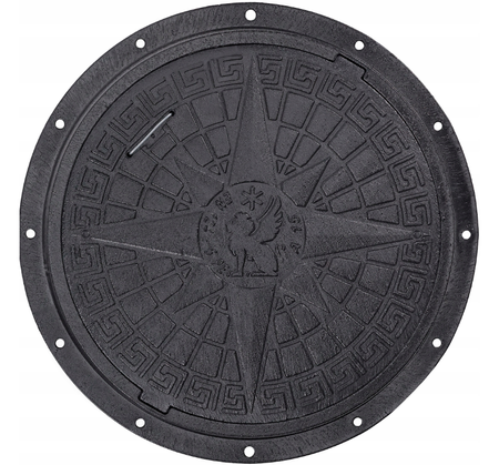 Właz 5T polimerowy CZARNY A50