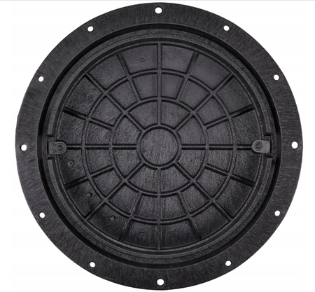 Właz 5T polimerowy CZARNY A50