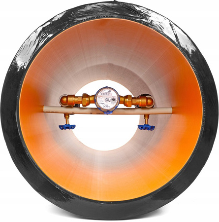 Studnia wodomierzowa H=1200 DN400 + zestaw przyłączeniowy 3/4