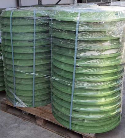 Właz V CO,okrągły, A15 zielony 750/750 H75 mm