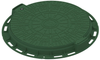 Właz V PP, okrągły,A15 zielony 800/800 H 82 mm