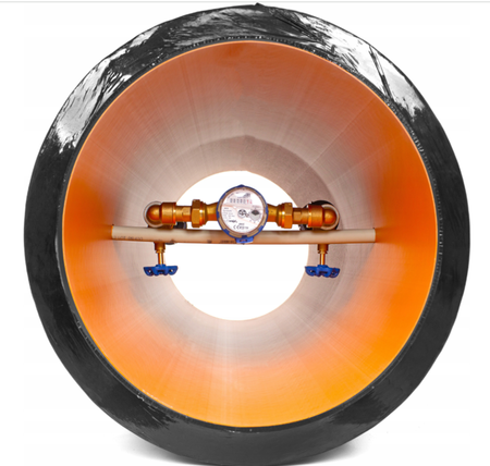 Studnia 400/1200 S+zestaw przył PE32+wodomierz