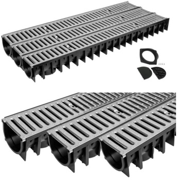 Kanał U30 klasa A15 - ruszt ocynk 3m komplet